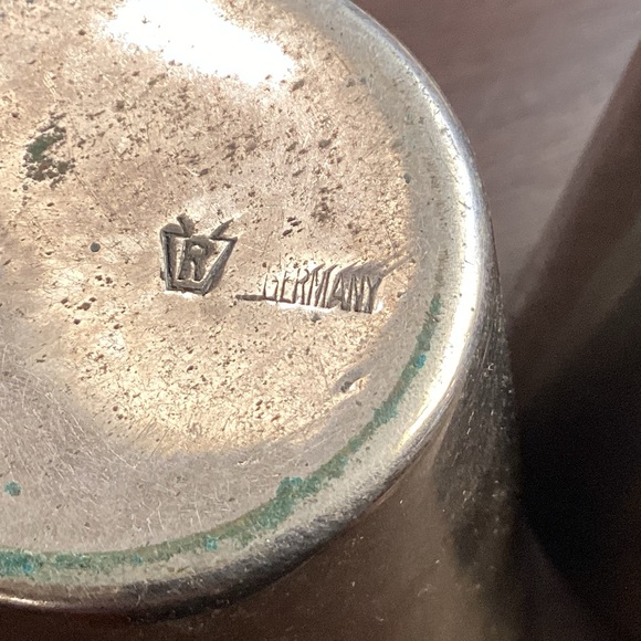 Vintage leather case and 2 travel cups, Germany - Picture 8 of 8